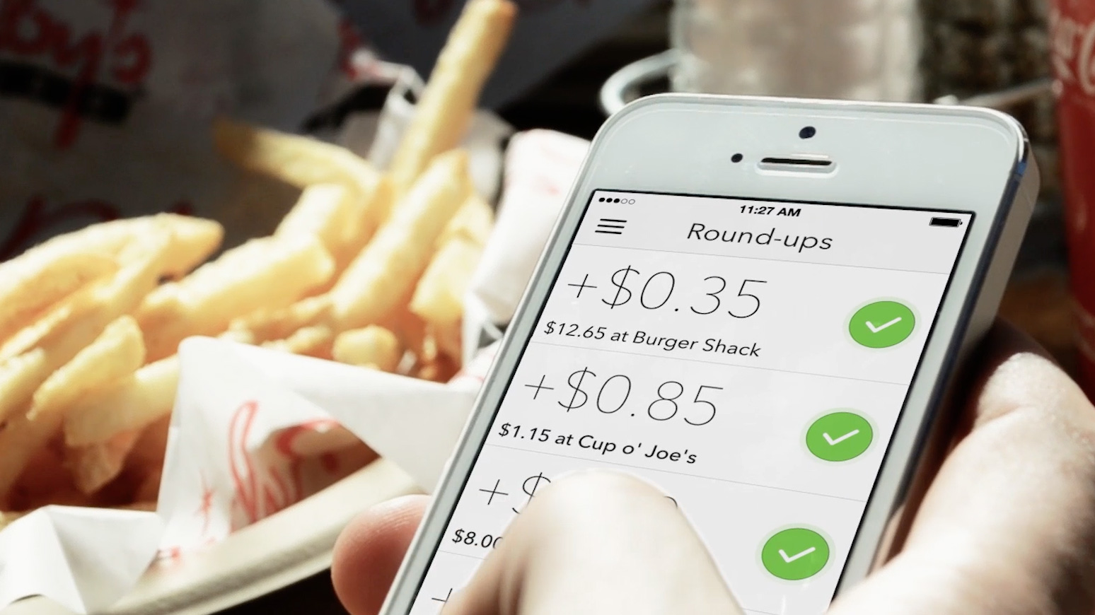 Acorns App - Round-ups