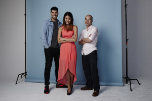 Canva cofounders Cliff Obrecht, Melanie Perkins and Cameron Adams.