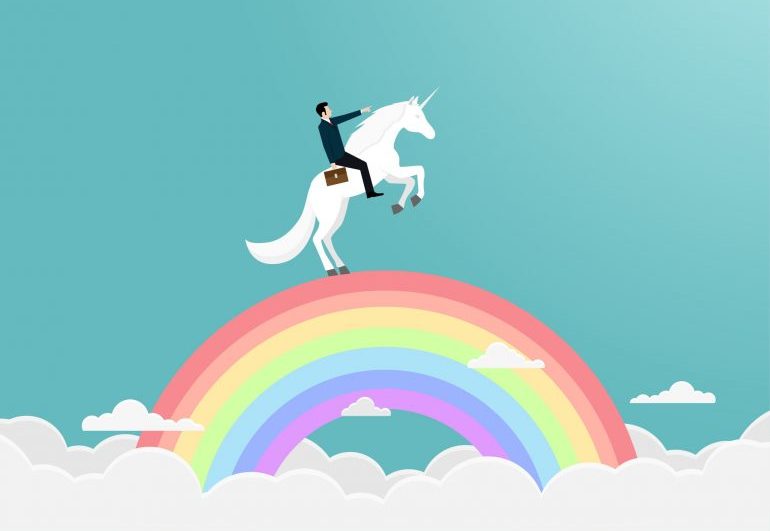 rainbow, unicorn