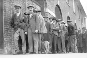 Old unemployment queue