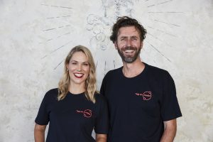 Me&u CEO Katrina Barry and founder Steven Premutico