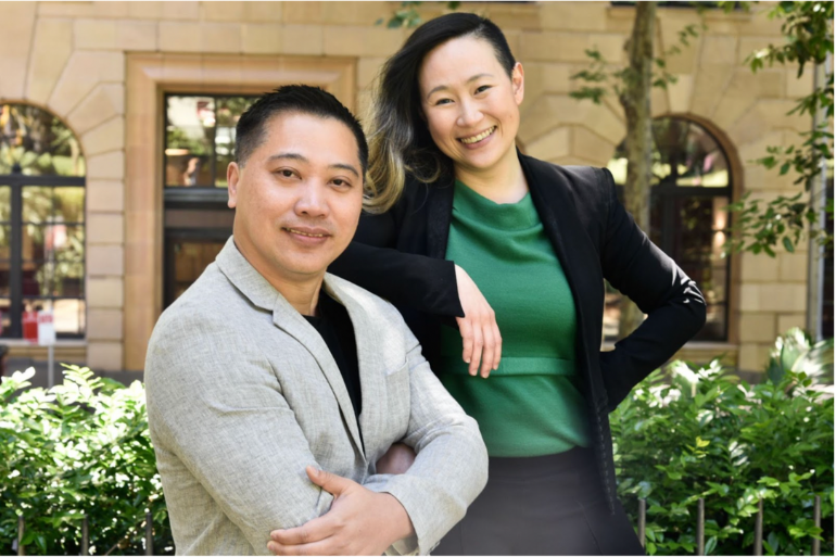 Nuggets Academy Ross Lin and joyce Ong.