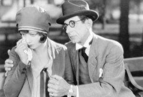 Man consoling a crying woman