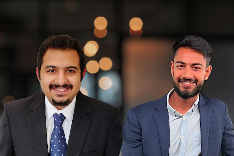 StudyNash cofounders Kunal Sitlani and Devarshi Desai