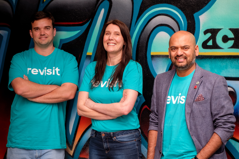 Revisit cofounders Daniel Givney, Robyn Cowie and Suvam Ganguli