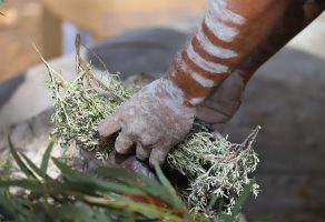 Aboriginal smoking ceremony
