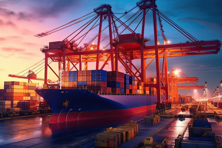 Shipping contrainer terminal