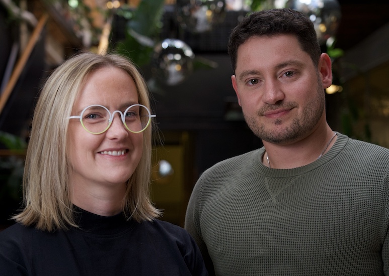 Maslow cofounders Caitlin Robinson and Kane Jackson