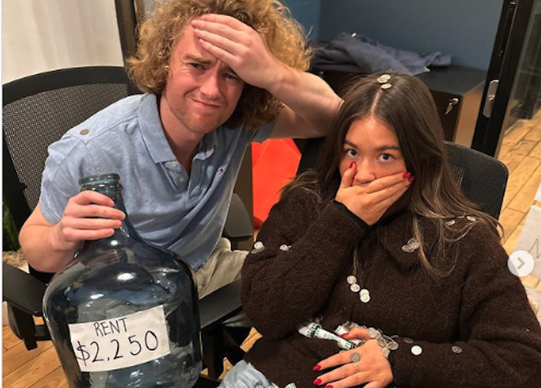 Toby Thomas-Smith and the startup's 6th , Caitlin Emiko