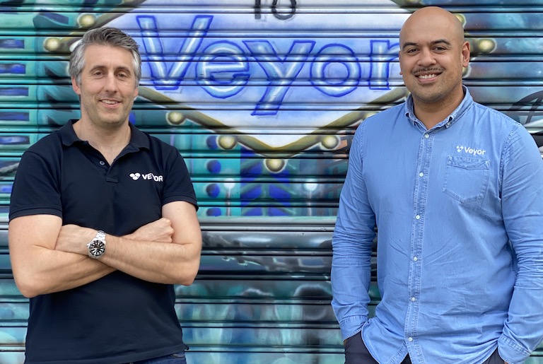 Veyor cofounders Stephen Rockett and Richard Fifita