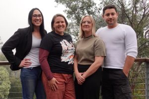 Mina Calvert, Lacey Filipich, Caitlin Robinson & Kane Jackson.