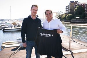 Floatspace founder Hugh Treseder and Ian Malouf.