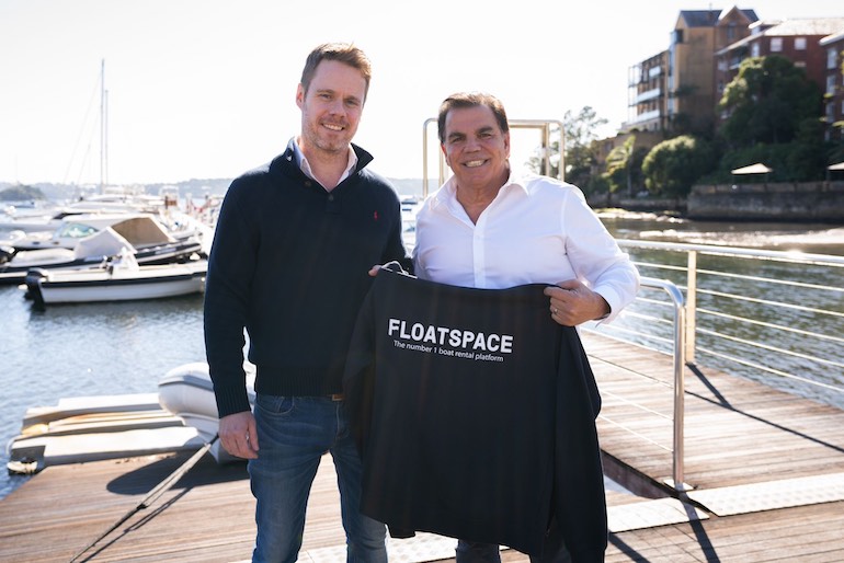 Floatspace founder Hugh Treseder and Ian Malouf.