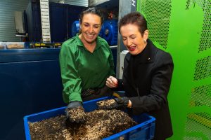 Olympia Yarger and City of Sydney Lord Mayor Clover Moore
