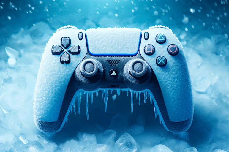 frozen gaming console