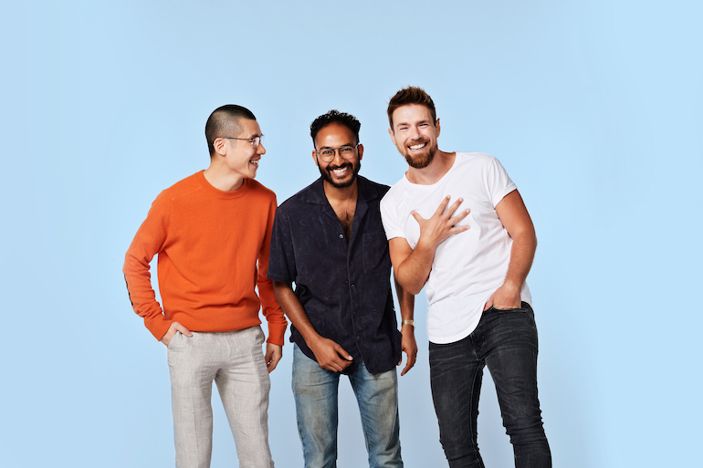 Linkby founders Andrew Chak, Chris Wirasinha & Adrian Fagerlund