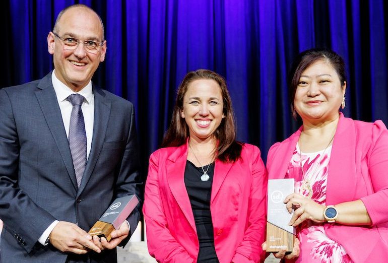 Goterra's Justin Frank, Laura Faulconer from x15ventures and Esther Oh from Agili8.