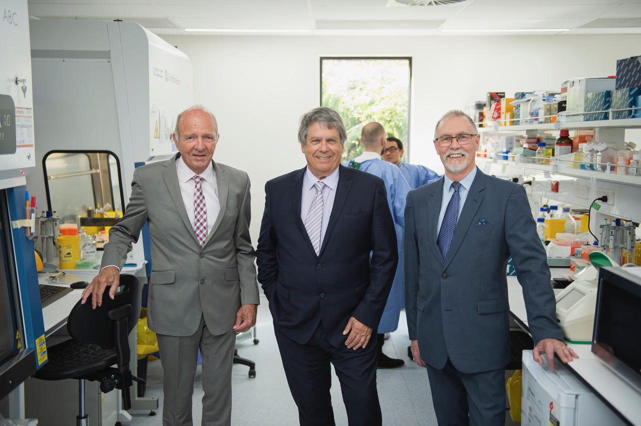 Richard Boyd, Prof Alan Trounson and Dr Ian Nisbet