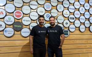 Aona AI Co-founders Bastien Cabirou (right) and Salim Sebkhi (left)