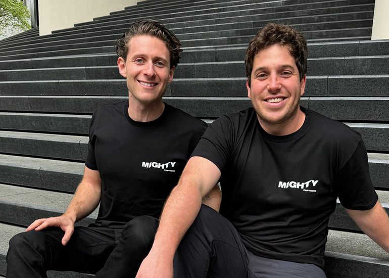 Mighty Partners, left to right: Ethan Singer, Co-Founder and Nathan Ryba, Partner. Image: Supplied.