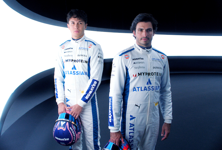 Alex Albon and Carlos Sainz