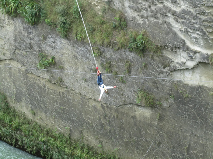 Christie Jenkins - bungee jumping