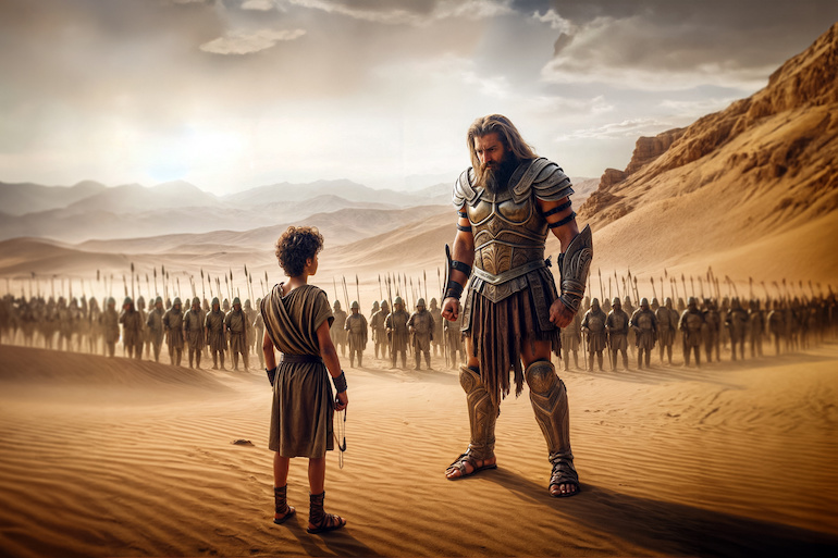 David and Goliath