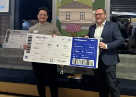 Justin Hansky Deeligence winner of Melbourne Startup World Cup