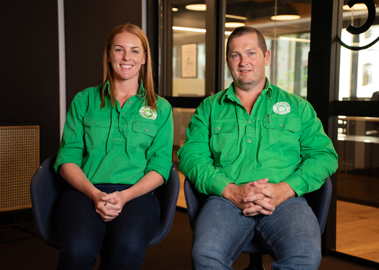 David McGiveron and Bianca Tarrant